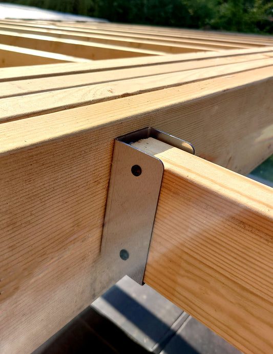Framola™ Extra Strong Timber Rafter Bracket - Suitable for 5" x 2" Timber - Indoor Outdoors