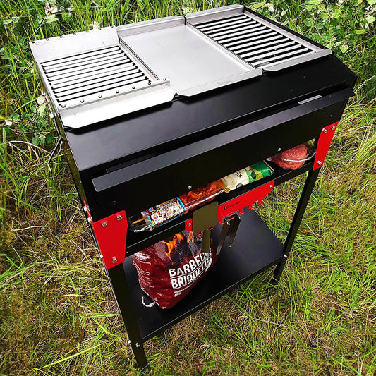 Volcann™ Magna BBQ Table With Modular Grilltop - Indoor Outdoors