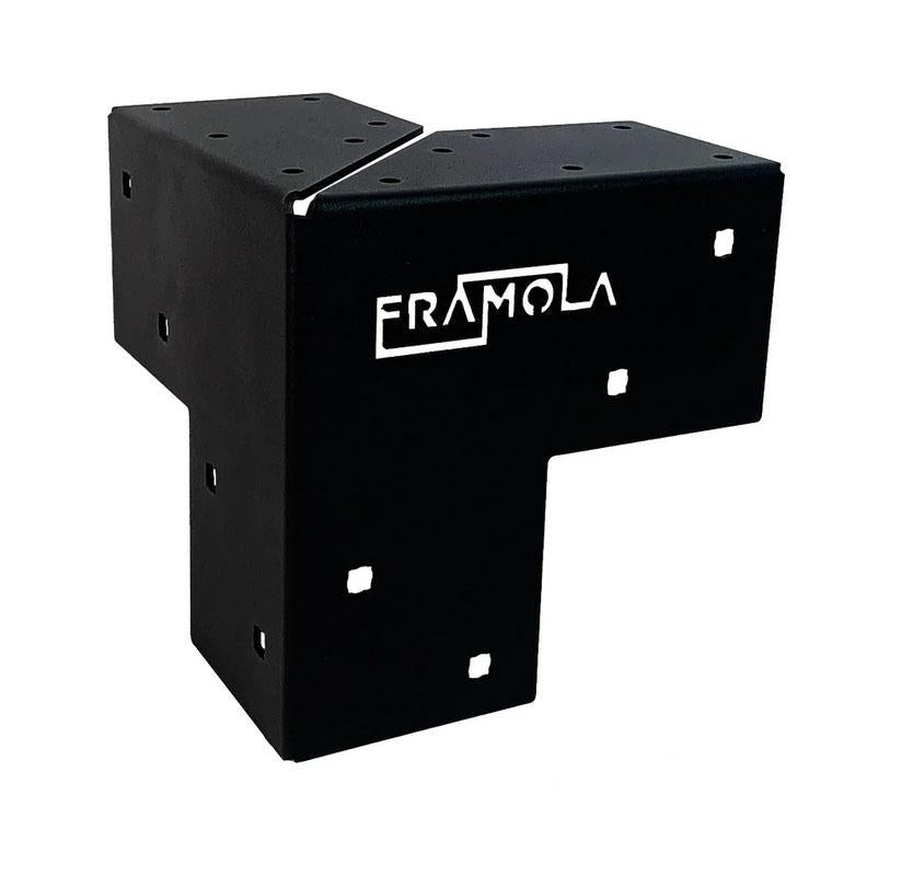 Framola™ Attached 3 Bay Pergola Construction Bracket Kit "F" - Indoor Outdoors