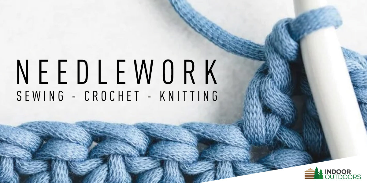 Different Types of Needlework Sewing, Crochet, and Knitting Indoor