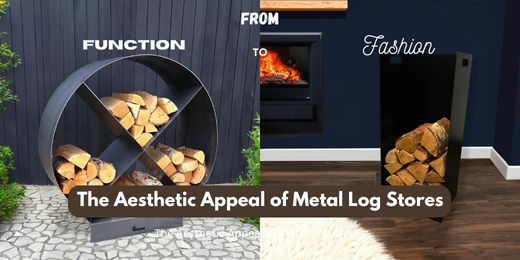 From Function to Fashion: The Aesthetic Appeal of Metal Log Stores