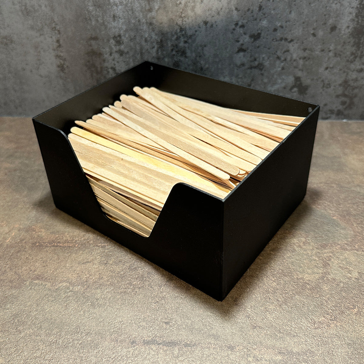 Okunaii™ Tabletop Coffee Stirrer & Stir Stick Holder