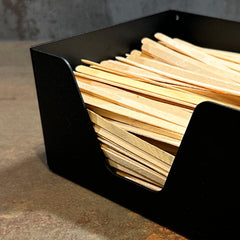 Okunaii™ Tabletop Coffee Stirrer & Stir Stick Holder