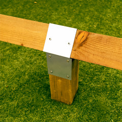 FenceEasy™ Knee Rail Bracket for 4" x 4" Timber Birdsmouth or Diamond Posts