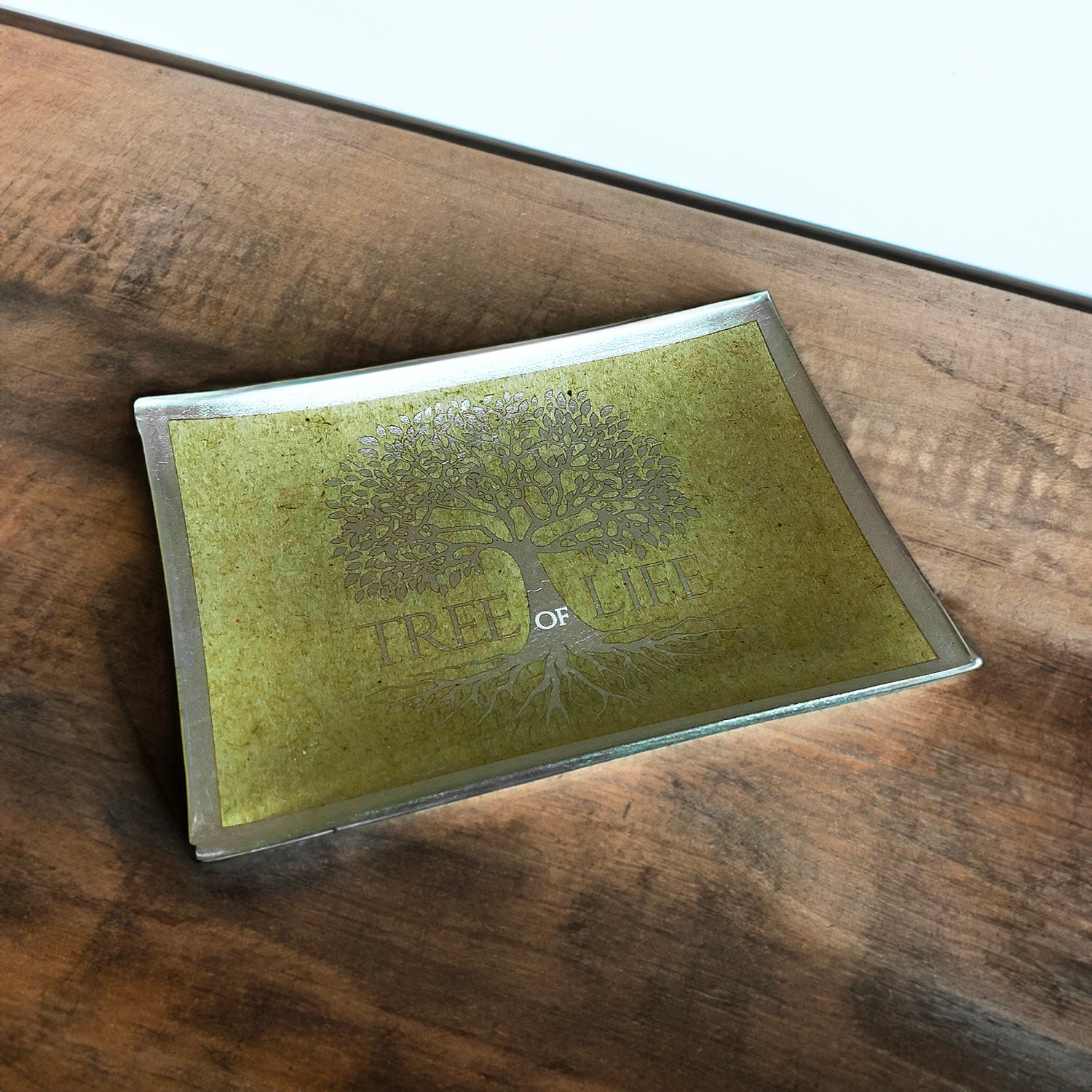 Tree of Life Glass Trinket Dish - Indoor Outdoors