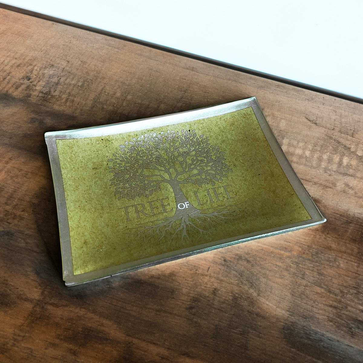 Tree of Life Glass Trinket Dish - Indoor Outdoors