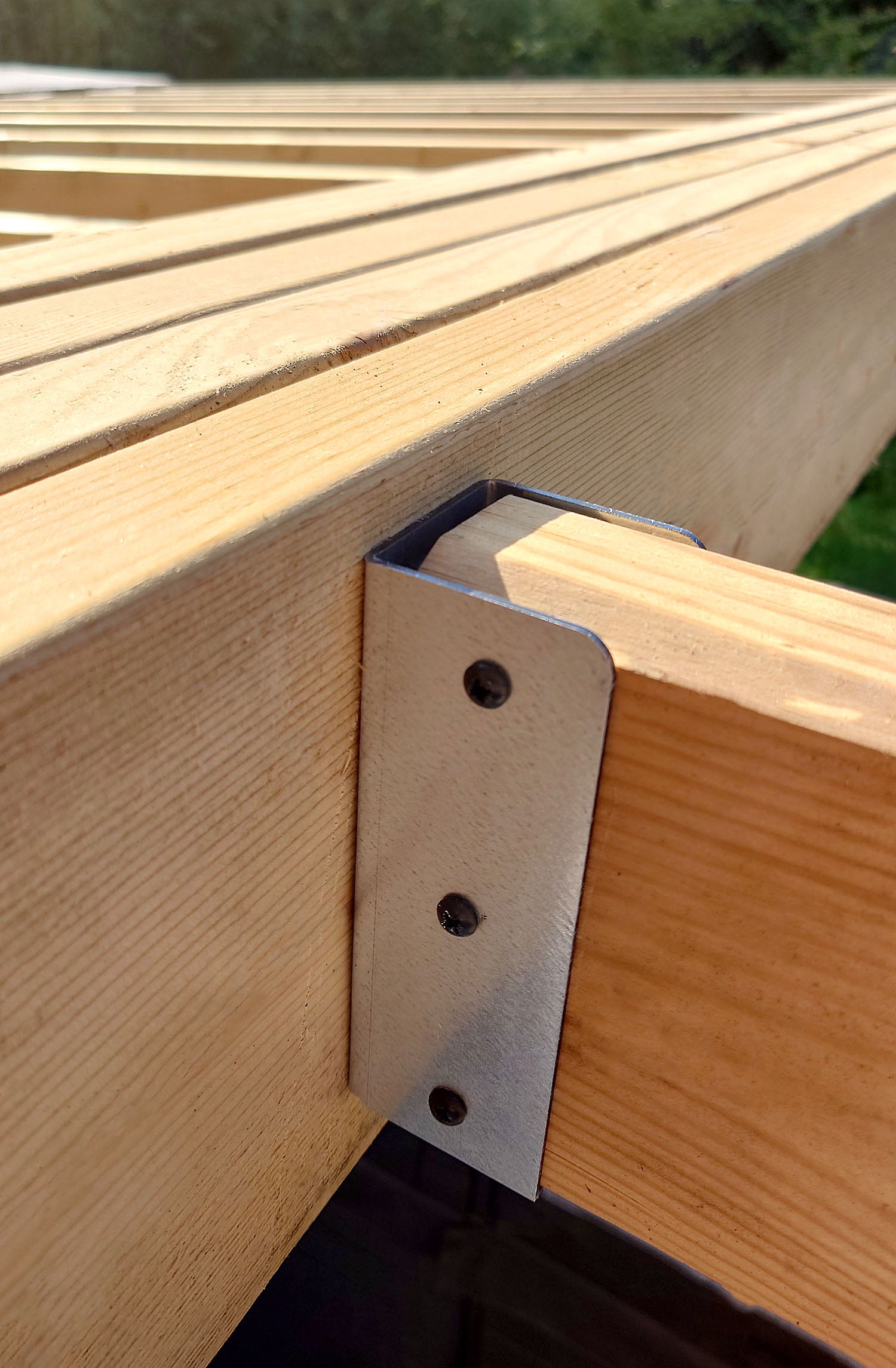 Framola™ Extra Strong Timber Rafter Bracket - Suitable for 6" x 2" Timber - Indoor Outdoors