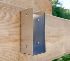 Framola Upwards Angled Rafter Brackets - For Receiving Ends of Sloped Rafters (90 Options Available) - Indoor Outdoors