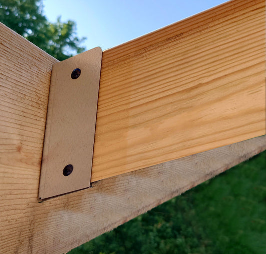 Framola Upwards Angled Rafter Brackets - For Receiving Ends of Sloped Rafters (90 Options Available)