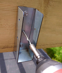 Framola Downwards Angled Rafter Brackets - For Downwards Slope Rafters (90 Options Available) - Indoor Outdoors