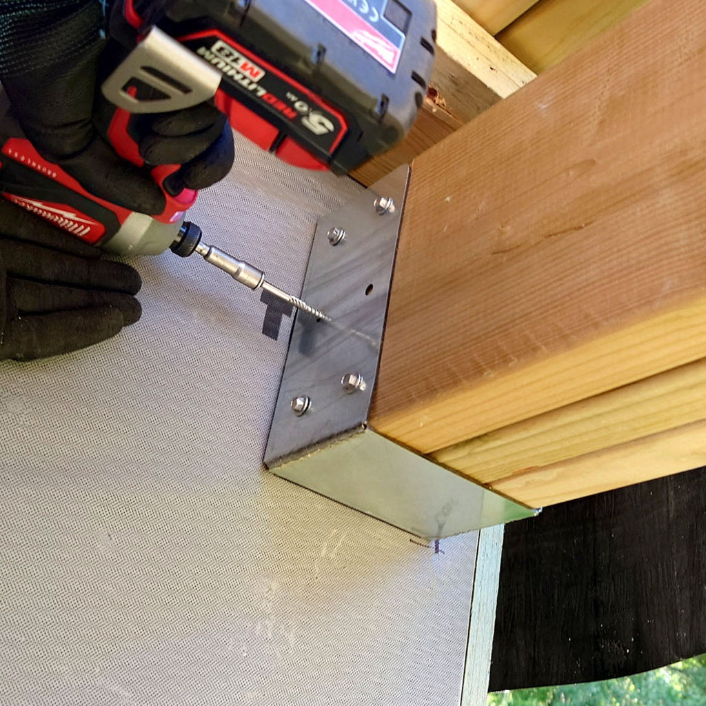 Rafter Bracket for Heavy Duty Timber Rafter Installations