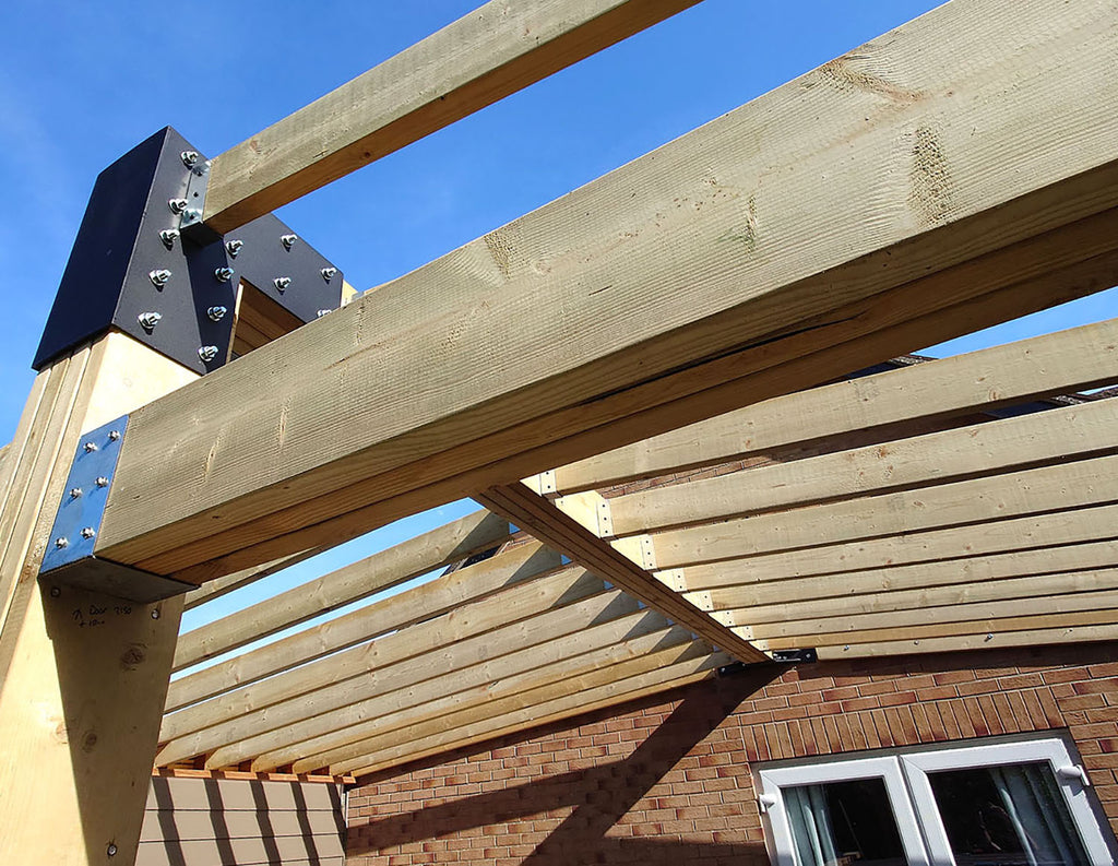 Rafter Bracket for Heavy Duty Timber Rafter Installations