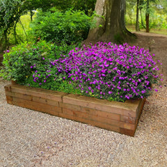 SleeperFit Simple Planter & Vegetable Patch Installation Kit - Sleepers & Screws - Indoor Outdoors