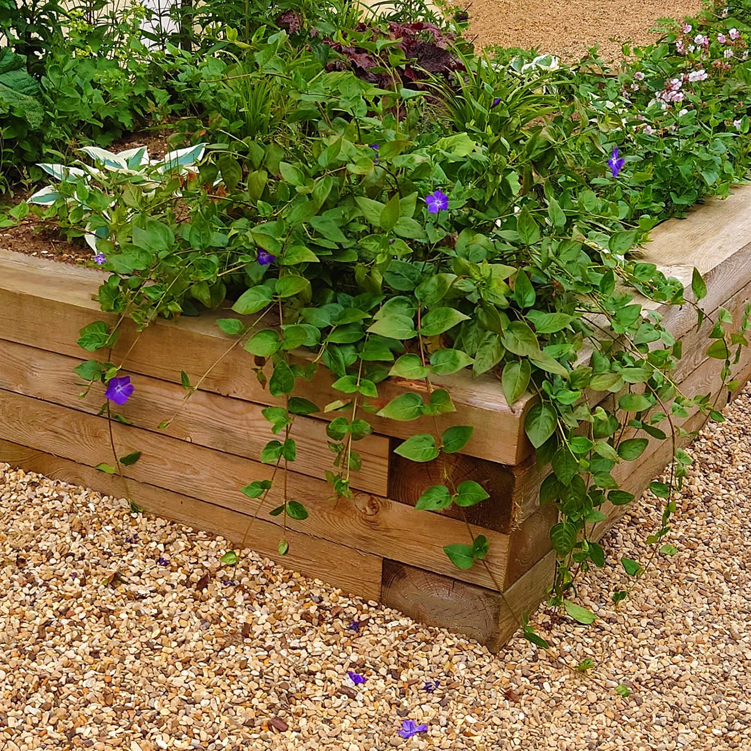 SleeperFit Simple Planter & Vegetable Patch Installation Kit - Sleepers & Screws - Indoor Outdoors