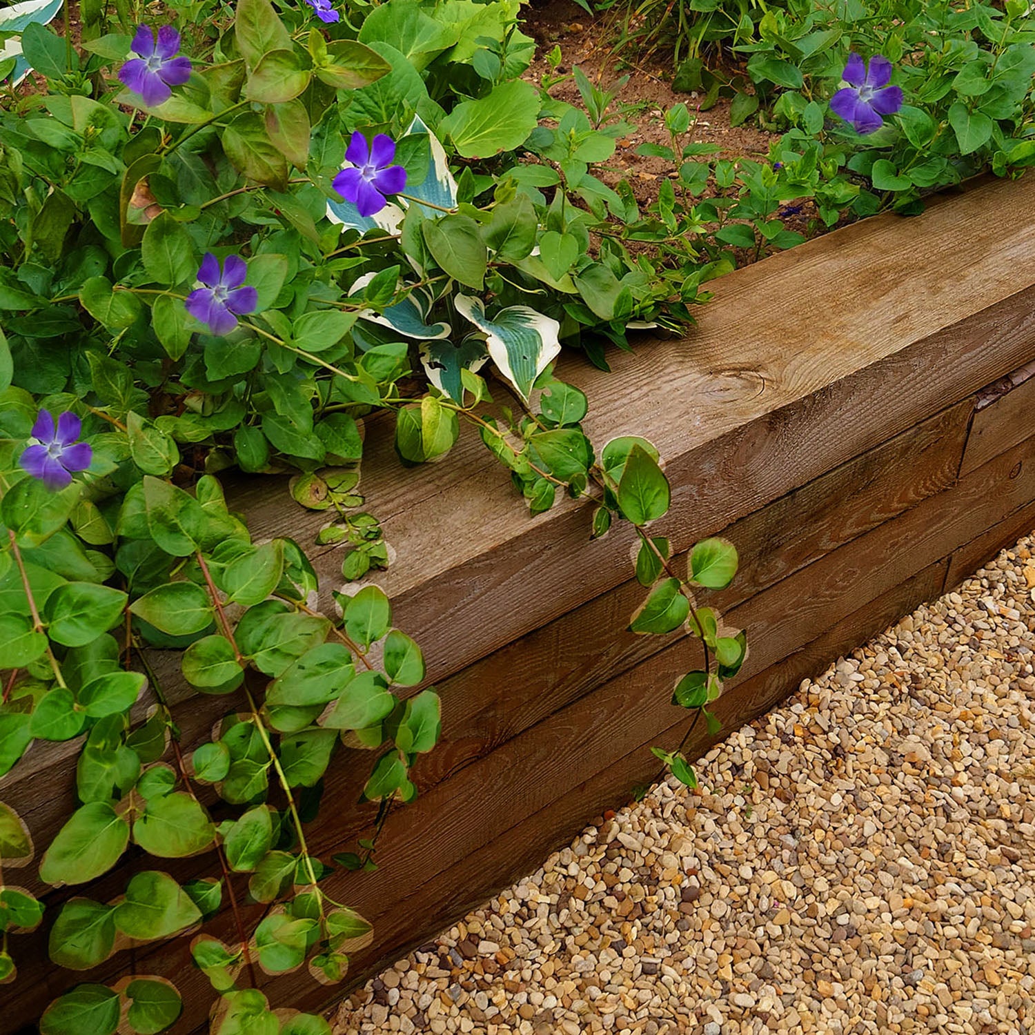 SleeperFit Simple Planter & Vegetable Patch Installation Kit - Sleepers & Screws - Indoor Outdoors