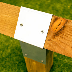 FenceEasy™ Knee Rail Bracket for 4" x 4" Timber Birdsmouth or Diamond Posts