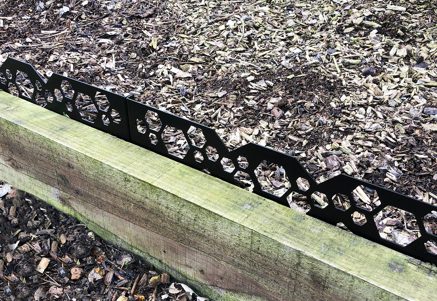 Decorative Geometric Garden Steel Picket Fence Panels