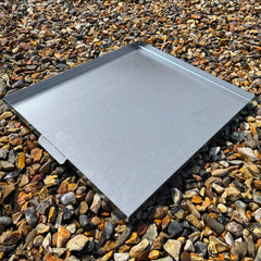Galvanised Steel Ash Tray - For Volcann™ Large Rustic Steel Chiminea - Indoor Outdoors