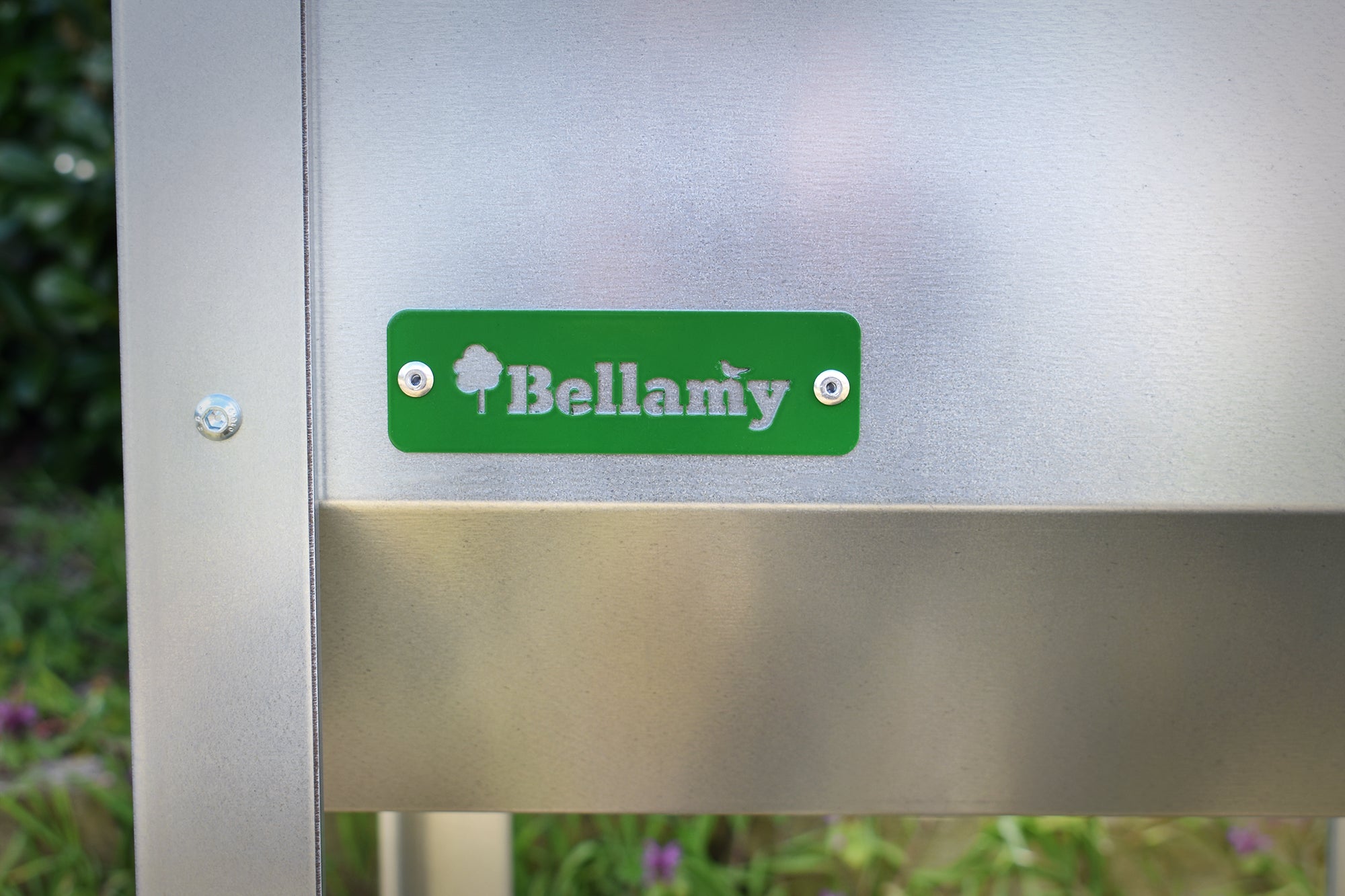 Bellamy Galvanised Steel Trough Standing Planter with Legs (2 Sizes Available) - Indoor Outdoors