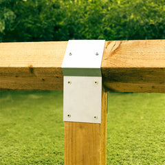 FenceEasy™ Knee Rail Bracket for 4" x 4" Timber Birdsmouth or Diamond Posts