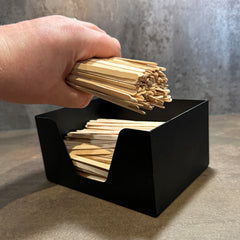 Okunaii™ Tabletop Coffee Stirrer & Stir Stick Holder