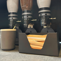 Okunaii™ Tabletop Coffee Stirrer & Stir Stick Holder