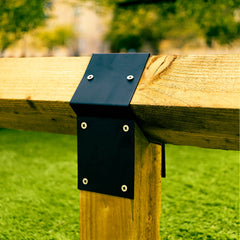 FenceEasy™ Knee Rail Bracket for 4" x 4" Timber Birdsmouth or Diamond Posts