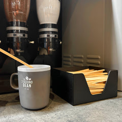 Okunaii™ Tabletop Coffee Stirrer & Stir Stick Holder