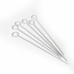 Chrome 9" BBQ Skewers (Pack of 6) - Indoor Outdoors