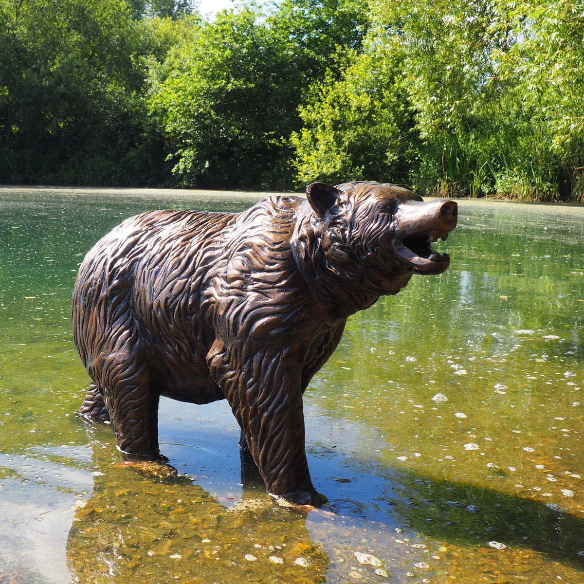 Fergus McArthur Bear Cub Bronze Effect Sculpture
