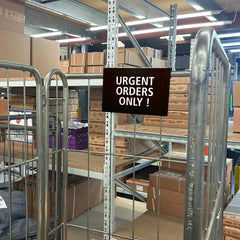 MegaMaxx UK™ Shipping & Warehouse Cage Hanging Steel Labels