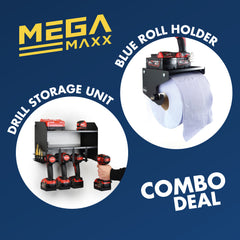 MegaMaxx UK™ Combo Deal - Power Tool Unit + Blue Roll Holder