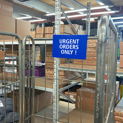 MegaMaxx UK™ Shipping & Warehouse Cage Hanging Steel Labels