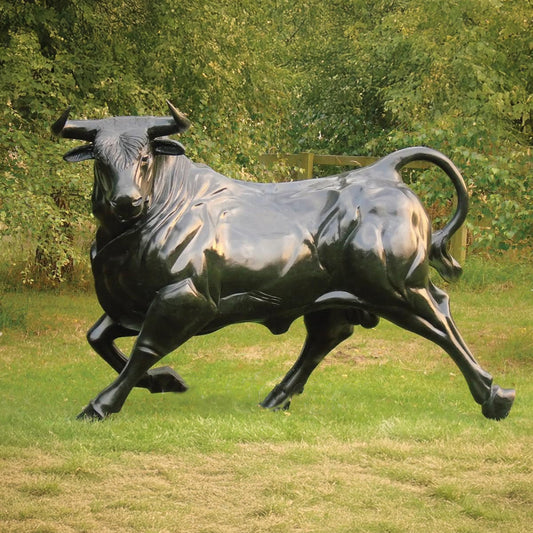Fergus McArthur Bull Bronze Effect Sculpture
