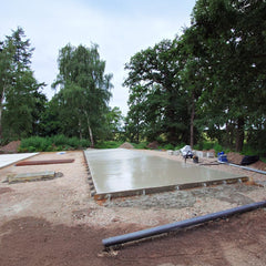 Buzzard UK Adjustable Concrete Formwork Brackets with Pin – UK Made Shuttering Bracket – Works with 6" & 8" Timber – Patent Pending