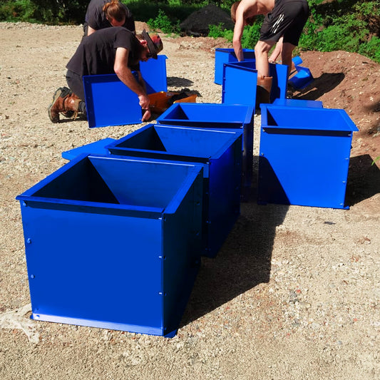 Buzzard UK Re-Usable Concrete Cube & Base Form Mould (5 Sizes Available)