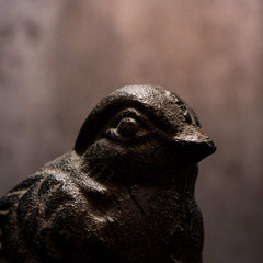 Cast Iron Small Bird Ornament