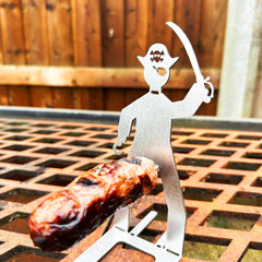 Volcann™ Stainless Steel BBQ Sausage Holder Man (4 Styles Available)