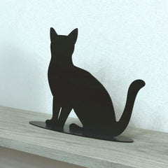 Okunaii™ Metal Cat Silhouette Ornament