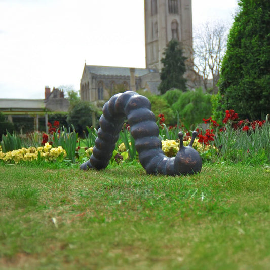 Fergus McArthur Caterpillar Bronze Effect Sculpture