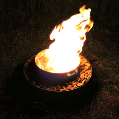 Volcann™ Orbis Circular Steel Garden Feature Fire Pit