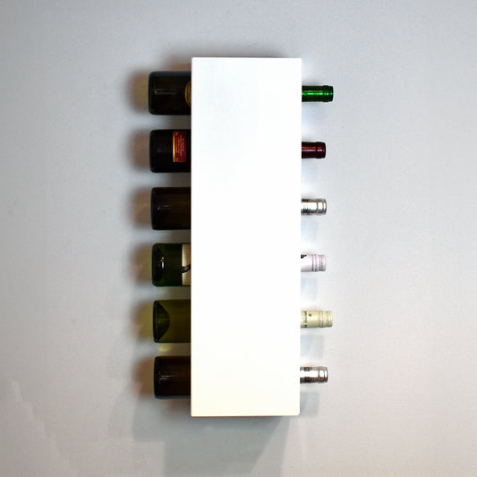 Modern Wall Mount Wine Rack (6 Bottle Capacity)