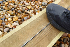 LightGauge Timber Railway Sleepers with Metal Grip Non-Slip Treads for Garden Paths