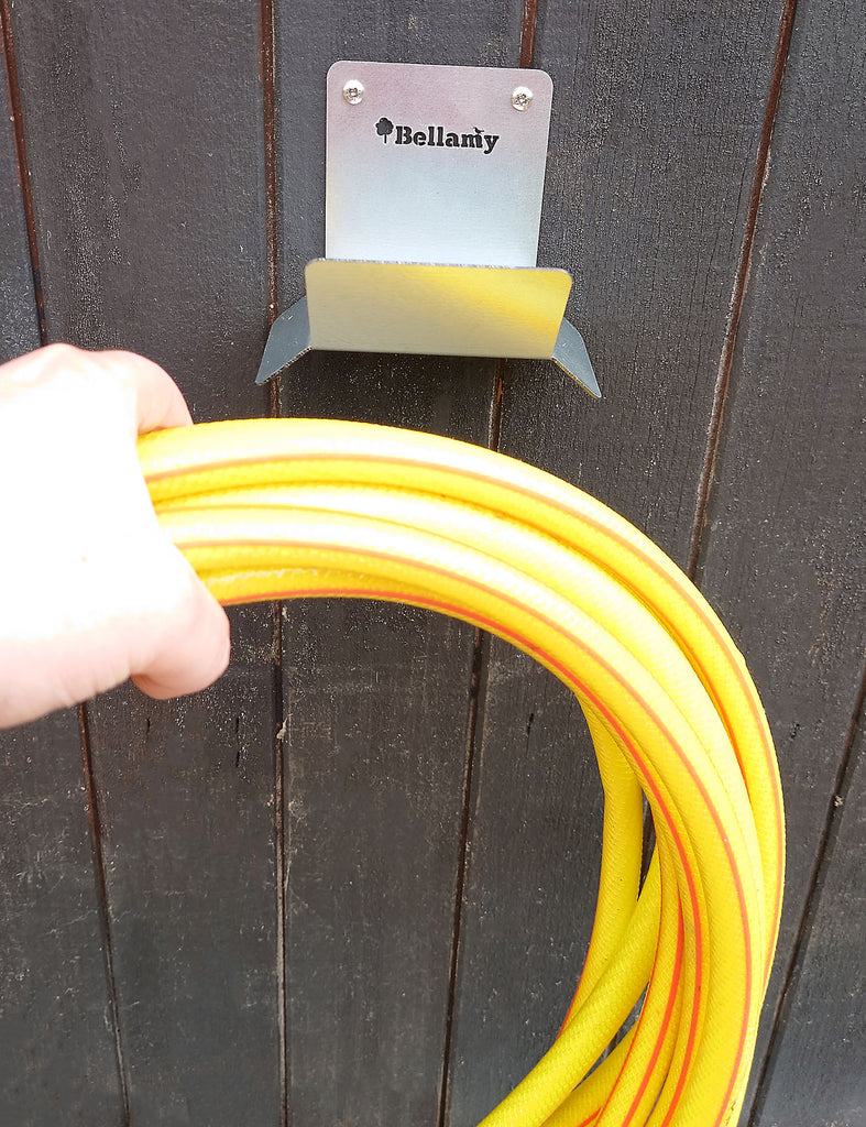 Hose Pipe Holder Easy Wall Mounting Galvanised Steel