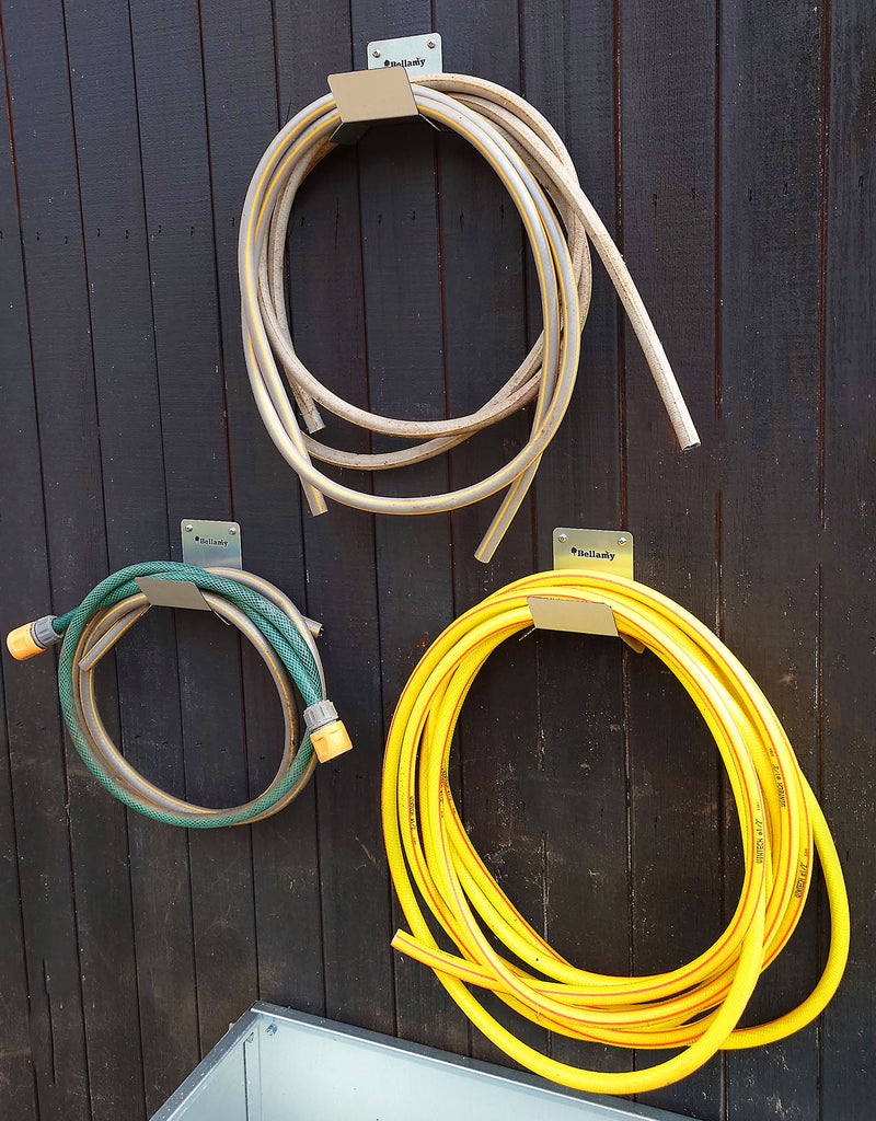 Hose Pipe Holder Easy Wall Mounting Galvanised Steel