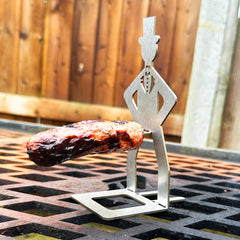 Volcann™ Stainless Steel BBQ Sausage Holder Man (4 Styles Available)