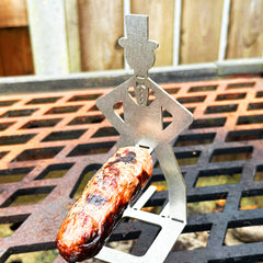 Volcann™ Stainless Steel BBQ Sausage Holder Man (4 Styles Available)