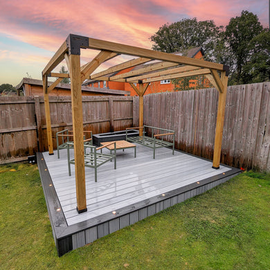 Framola™ Freestanding 1-Bay Pergola Construction Bracket Kit "C" - Indoor Outdoors