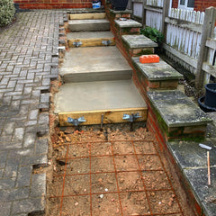 Concrete Road Form for Construction - Bracket, Wedge & Pins