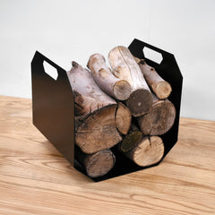 Volcann™ Octagonal Metal Log Basket